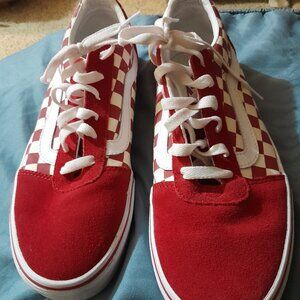 Vans Checkerboard Tennis Shoes